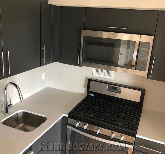 Quartz Kitchen Countertop, Island Top