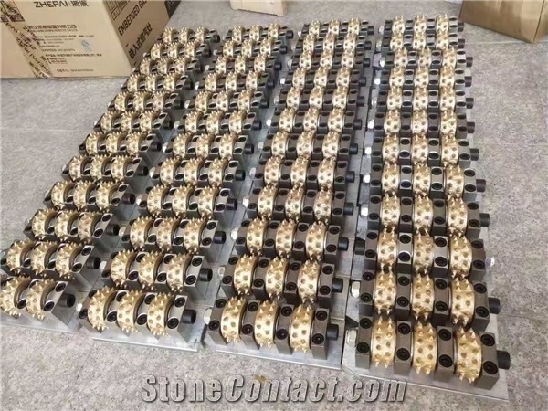 Diamond Grinding Concrete Floor Rotary Bush Hammer for Stone