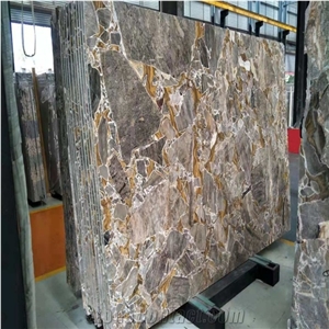 Exclusive Golden Luxury Marble Stone for Background Countertop