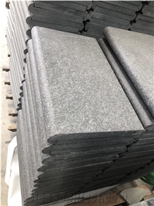 G684 Black Granite Bullnose Coping Stone and Pavers