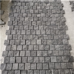 Mesh Black Cobblestone Paver/Cobble Setts