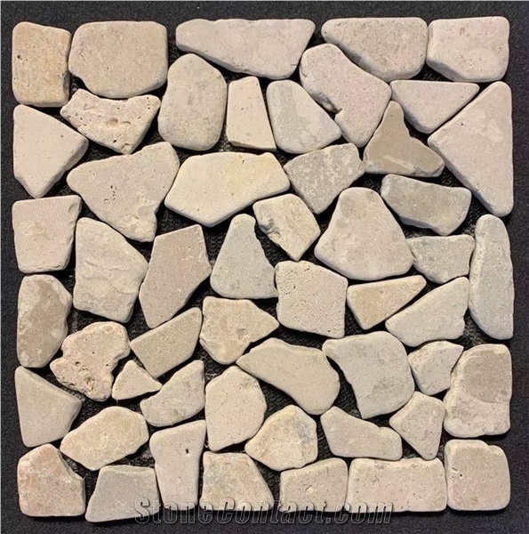 Stone Mosaic Pebble Floor and Wall Tile