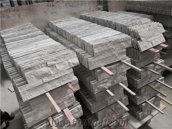 White Wood Marble Cultured Stone/Ledge Stone/Panels