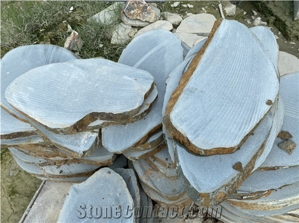 Green Granite Step Stone, Garden Stepping Stone