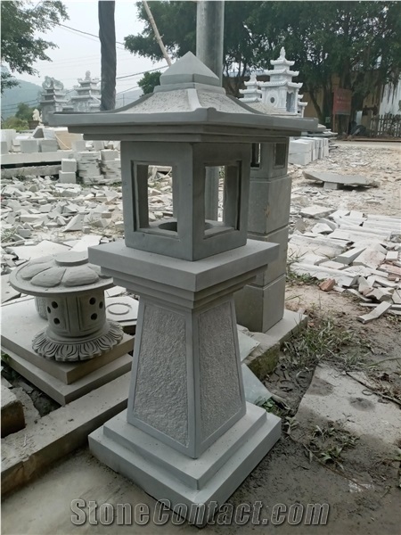 Sandstone Lantern Ornaments for Garden Decorating