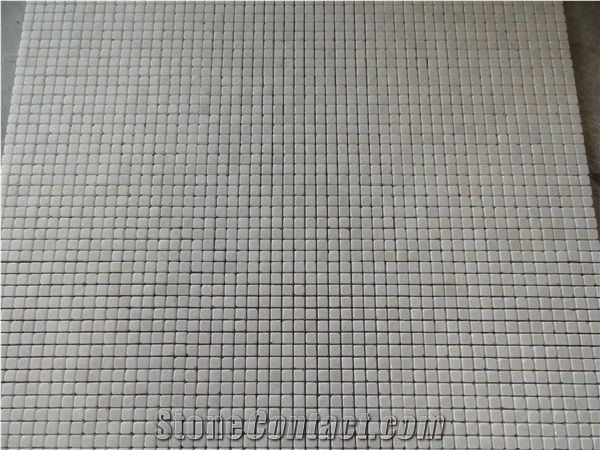 White Marble Mosaic Cw01-R 15x15