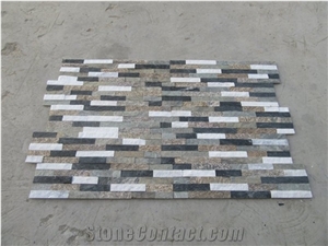 Four Color Cultured Natural Stacked Stone Wall Cladding