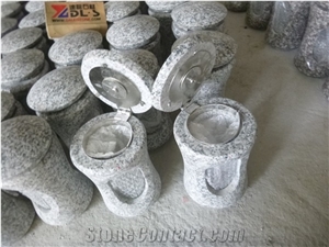 G623 Monumental Lanterns,Grey Memorial Accessories,Vases