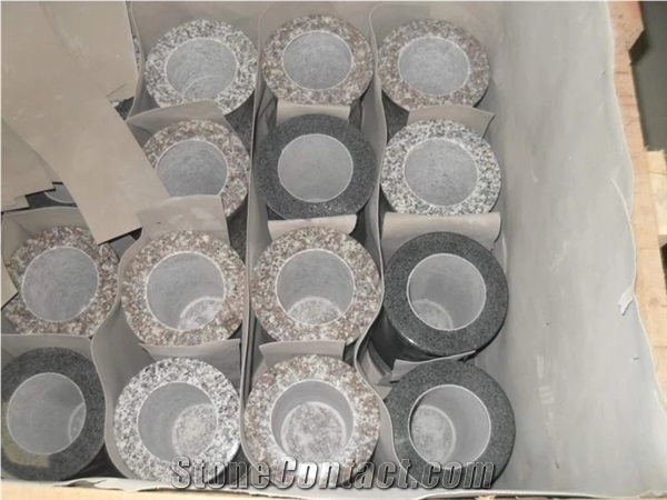 G635 Vases,Pink Cemetery Vases,Monumental Accessories