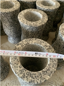 G653 Vases,Grey Monumental Vases,Memorial Accessories