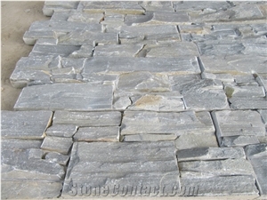 Grey Slate Cement Stone Wall Cladding Ashlar Stone Veneer