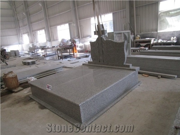 New G664 Granite Western Engraved Tombstone
