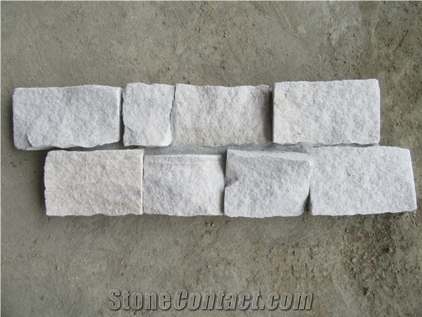 Split Finishing White Sandstone Loose Stone Panel