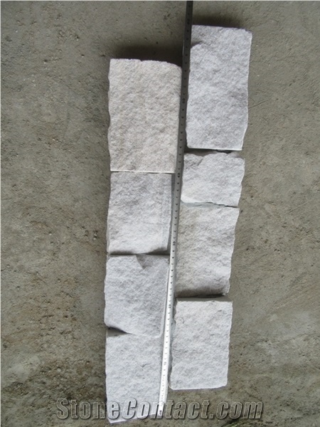 Split Finishing White Sandstone Loose Stone Panel