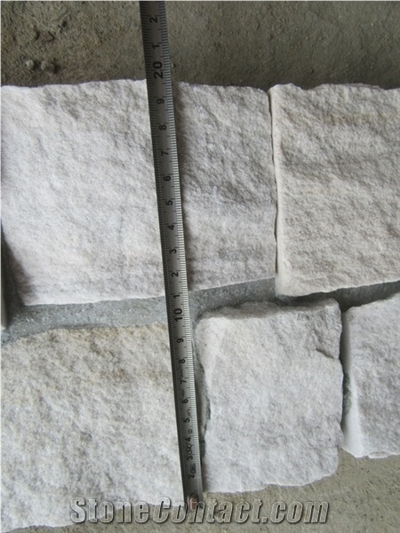 Split Finishing White Sandstone Loose Stone Panel