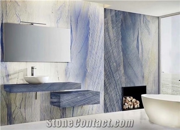 Azul Macaubas Quartzite Royal Blue Countertops
