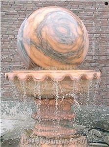Black Granite Sphere Fountain Stone Granite Ball Fountain