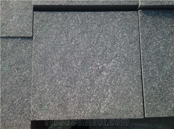 G633 Sesame White China Grey Granite Polished Flamed Tiles