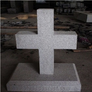 Grey Granite Bush Hammered Pet Headstone Tombstone Monument