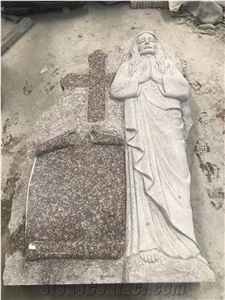 Impala Black Granite Cross Tombstones Monuments Headstones