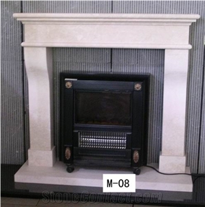 Marble Fireplace Indoor Stone Wood Burning Fireplaces Modern