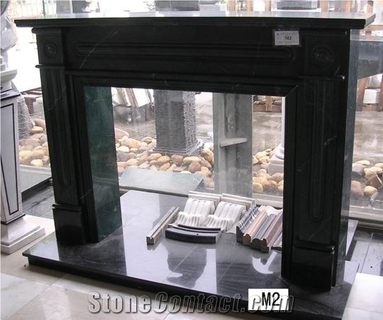 Marble Fireplace Indoor Stone Wood Burning Fireplaces Modern