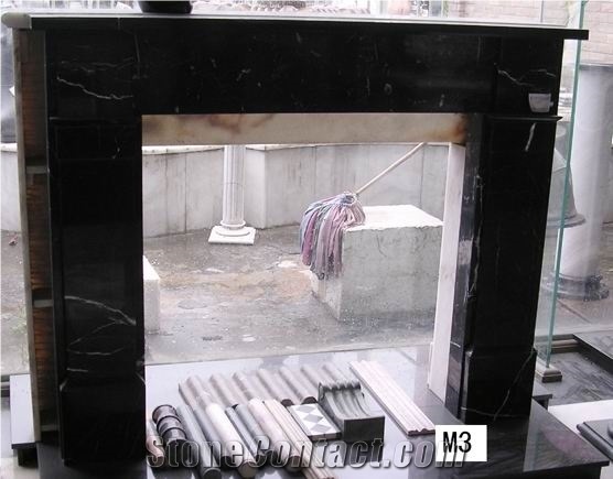 Marble Fireplace Indoor Stone Wood Burning Fireplaces Modern