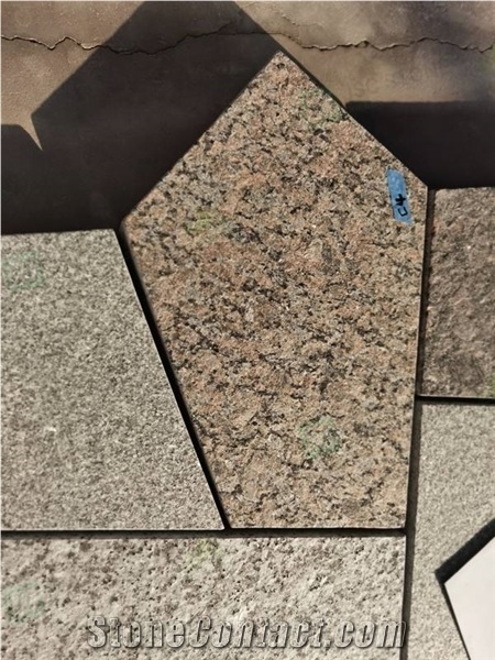 Mix Color Granite Pavers Random Landscaping Flagstone