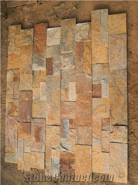 Rusty Slate Culture Stone Veneer for Wall Cladding