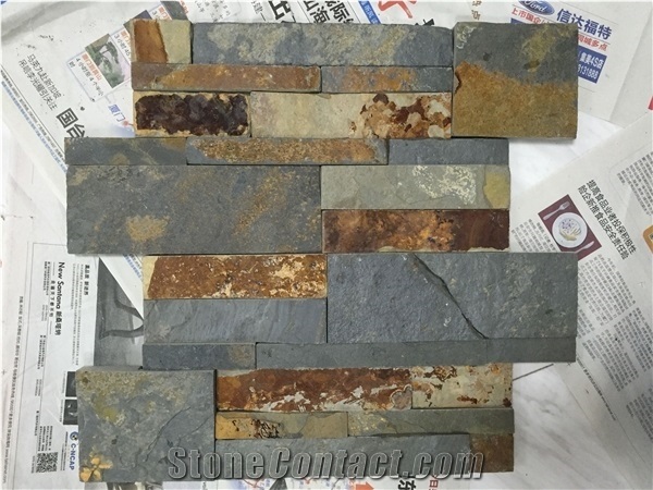 Rusty Slate Culture Stone Veneer for Wall Cladding