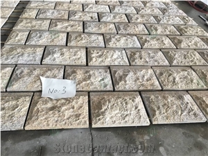 Rusy Gold Granite G682 Outdoor Mushroomed Wall Cladding