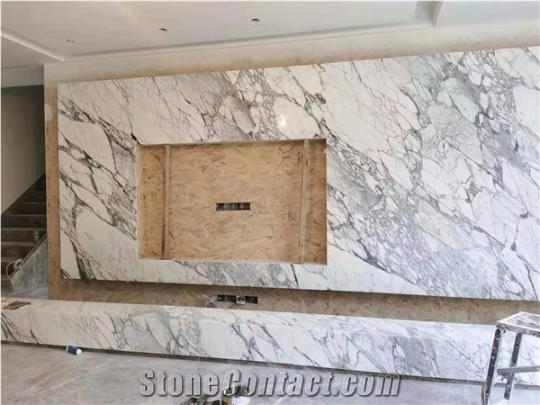 Arabescato White Marble for Interior Design