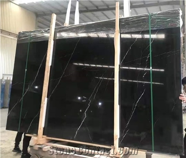 Black Marble Nero Marquina Marble Stone for Floor