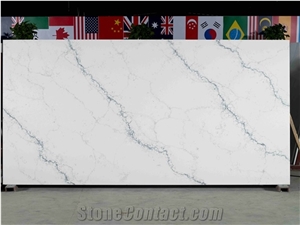 Calacatta Belleza White Quartz Slabs