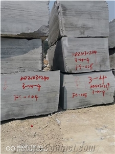 China Blue Grey Oak Wood Vein Marble Slabs Tiles,Decoration