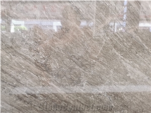 China Kylin Wood Twill Vein Grain Brown Marble Slabs,Tiles
