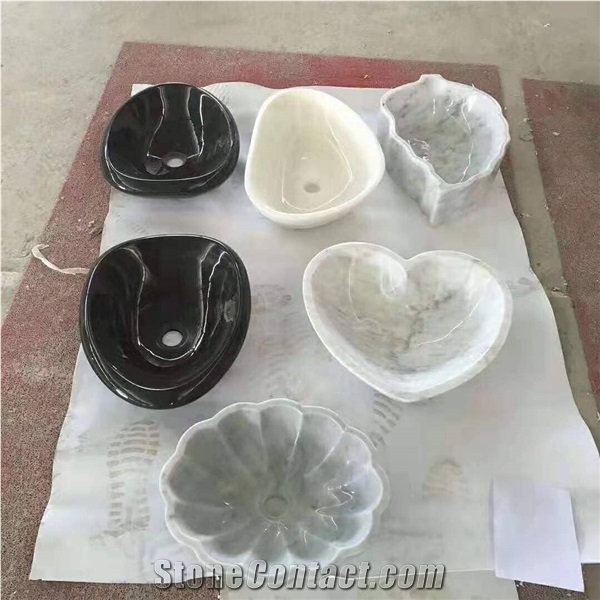 Classical Oval Onyx Wash Bowls for Bathroom