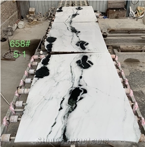 Hot Sale China Panda White Marble Slabs,Bookmatched Tiles Hot Sale China Panda White Marble Slabs,Bookmatched Tiles