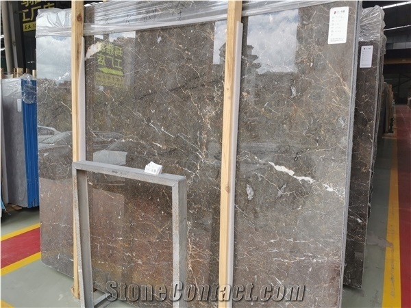 Italy Gold Coffee Cappuccino Marble Slabs Light Emperador