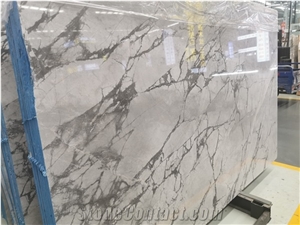 Italy Silver Statuario Marble Armani Grey Calacatta Marble Steps