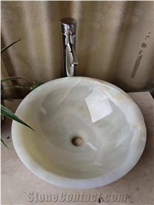 Onyx Wash Basins for Hotel Bathroom