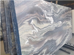Purple Landscape Marble Slabs & Wall Tiles