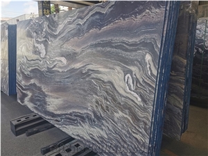Purple Ocean Marble Fantasy Sea Wave Marble Slab