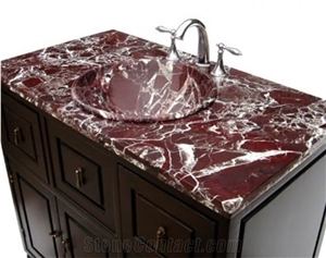 Rosso Levanto Marble for Countertop