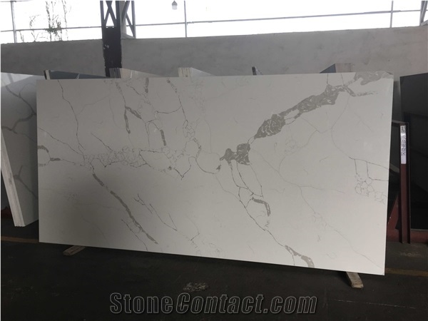 Statuario Fantastico White Quartz Slabs