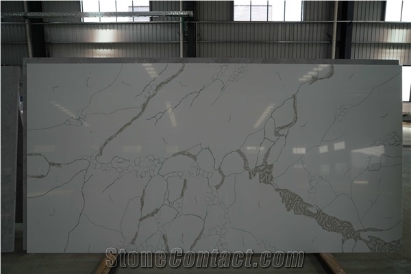 Statuario Fantastico White Quartz Slabs