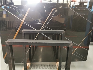 Tunisia Black Noir Aziza Marmo Nero Marble Slabs,Wall Tiles Tunisia Black Noir Aziza Marmo Nero Marble Slabs,Wall Tiles