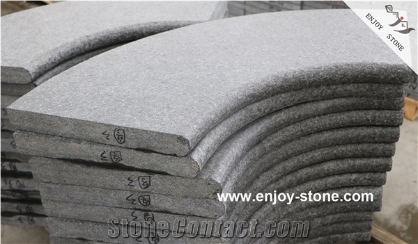 Flame,G684,Black,Arc-Shaped/Cambered,Bullnose,Garden Decor