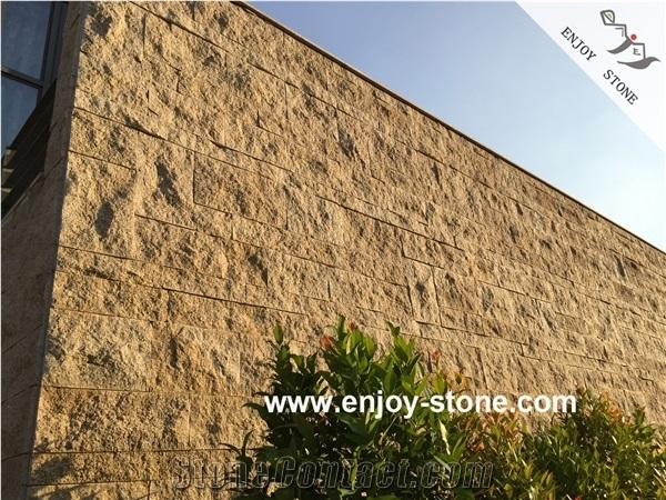 Natural Split/Mushroomed,G682 Rustic Granite, Wall Cladding