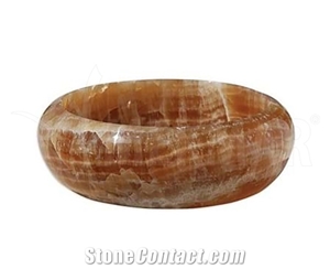 Vessel Sink Model 28 Brown Onyx Round Sinks